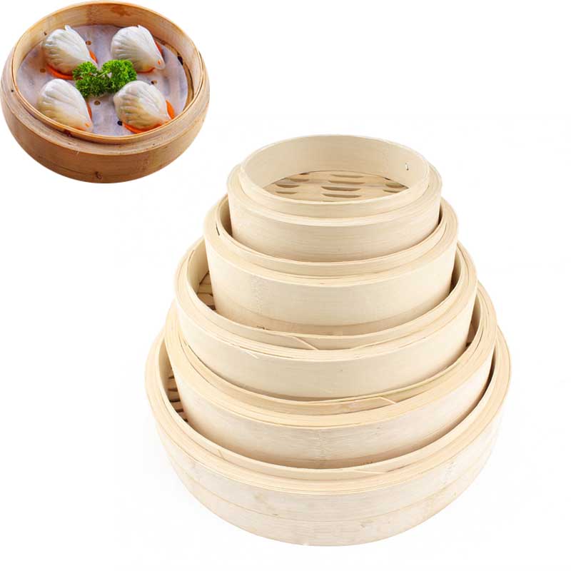 Steamer Bamboo Set - 대나무 스티머 바구니, 스팀 랙, 만두
