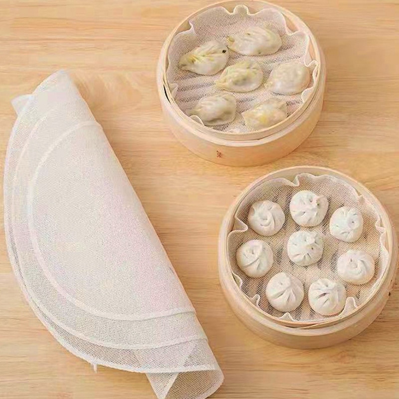 Steamer Bamboo Set - 5Pcs 28CM 순수 목화 기선 천