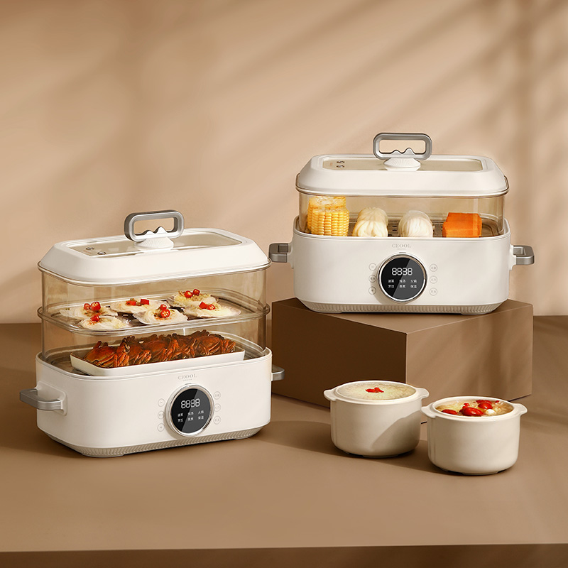Home Cooking Fast Foods - 10L 3-in-1 전기 찜기 - 다기능