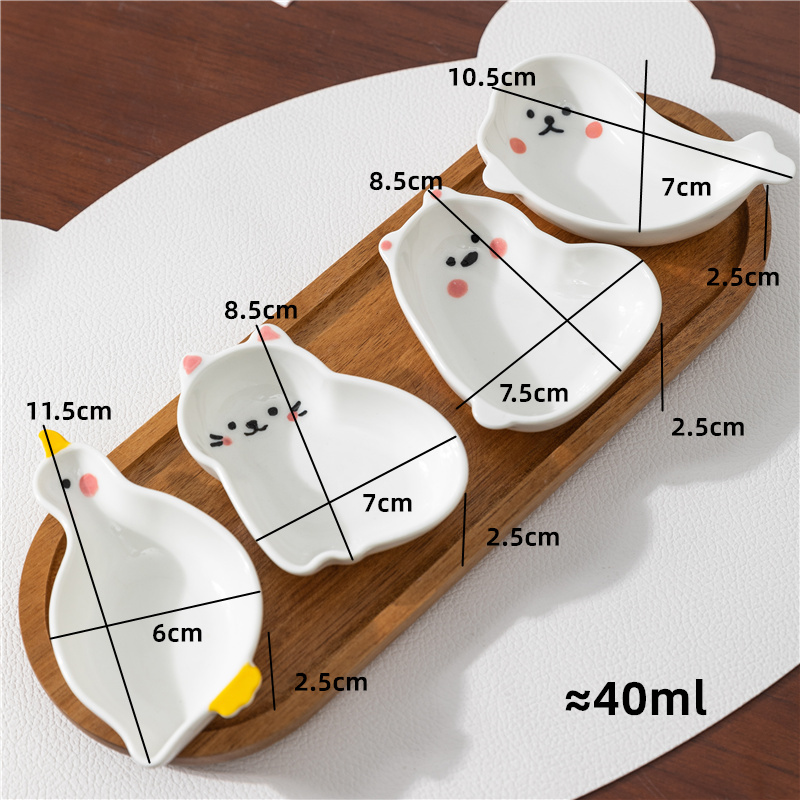 일본식 세라믹 작은 접시 창의력 홈 레스토랑 간장 식초 - Home Cooking Dishes 리뷰 및 가격