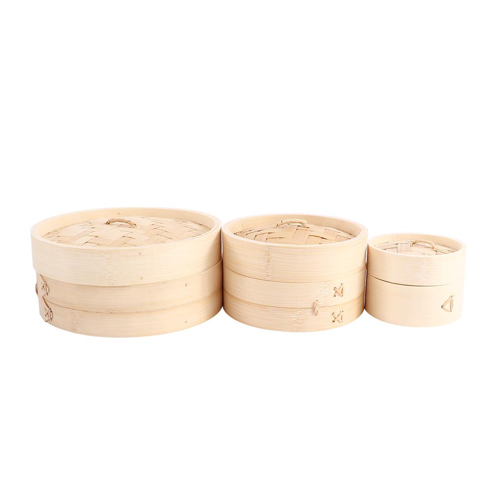 10/15/20cm 뚜껑 있는 대나무 케이지 케이크웨어 - Steamer Bamboo Set 리뷰 및 가격