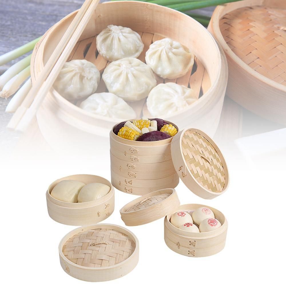 10/15/20cm 뚜껑 있는 대나무 케이지 케이크웨어 - Steamer Bamboo Set 리뷰 및 가격