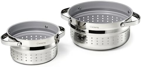 Ca 소형 및 대형 찜기 세트 – 손잡이 포함 - 논스 - Steamer Bamboo Set 리뷰 및 가격