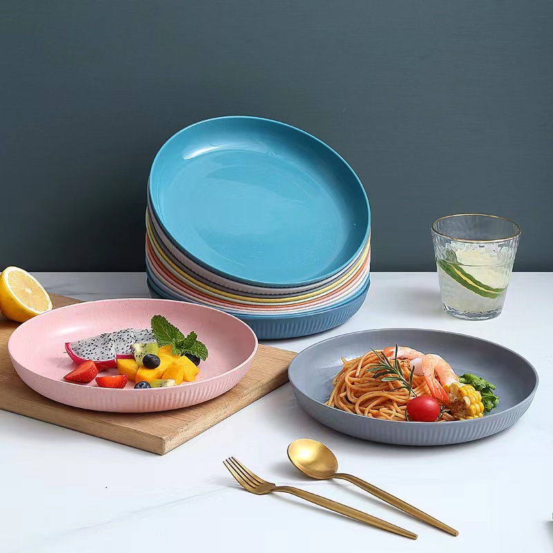 23cm 북유럽풍 밀짚 디너 접시 원형 가정용 과일 간 - Home Cooking Dishes 리뷰 및 가격