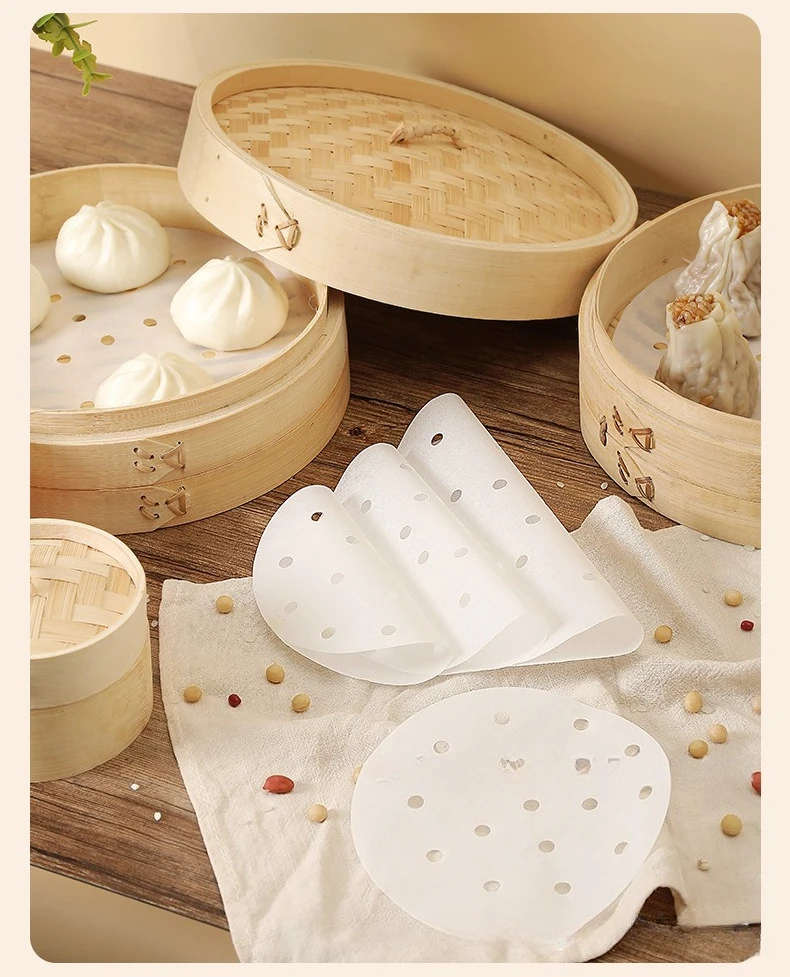 100개 식품 등급 일회용 찜 종이 논스틱 찜 종이 찜 - Steamer Bamboo Set 리뷰 및 가격