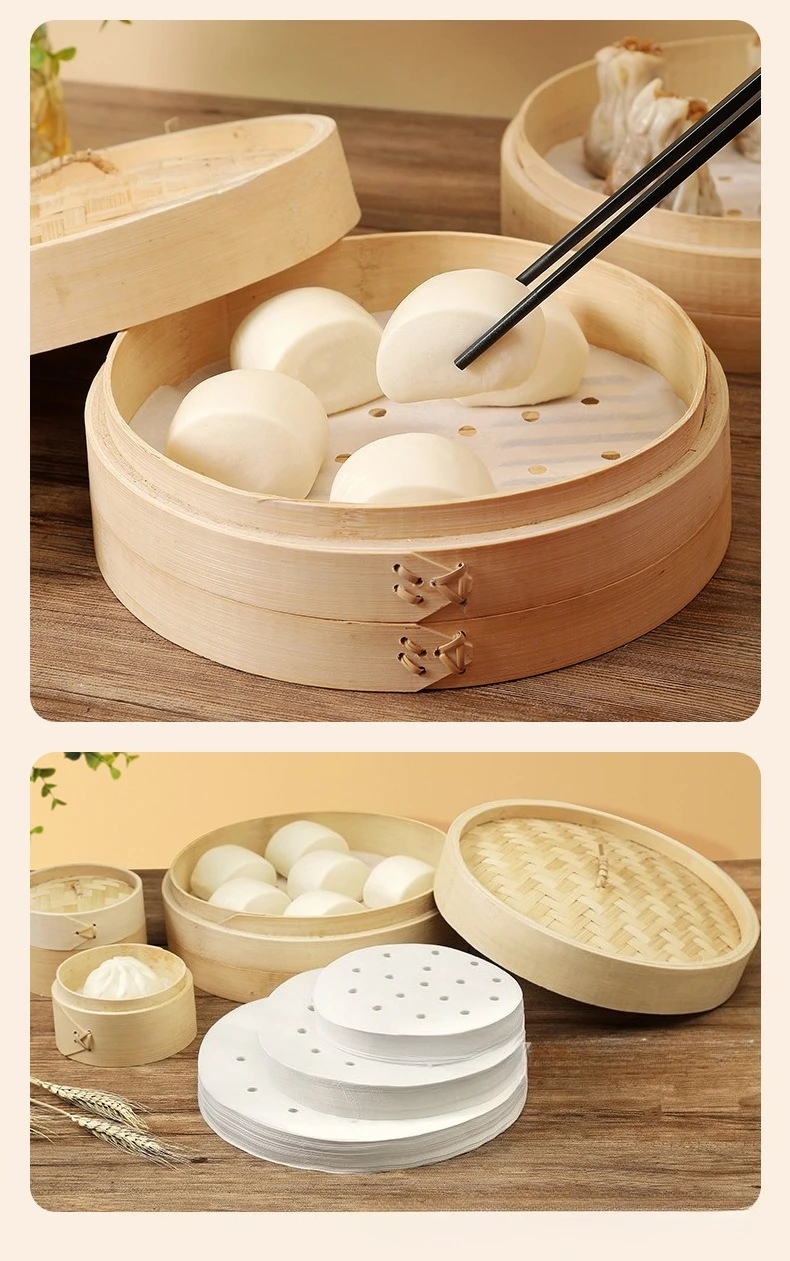 100개 식품 등급 일회용 찜 종이 논스틱 찜 종이 찜 - Steamer Bamboo Set 리뷰 및 가격