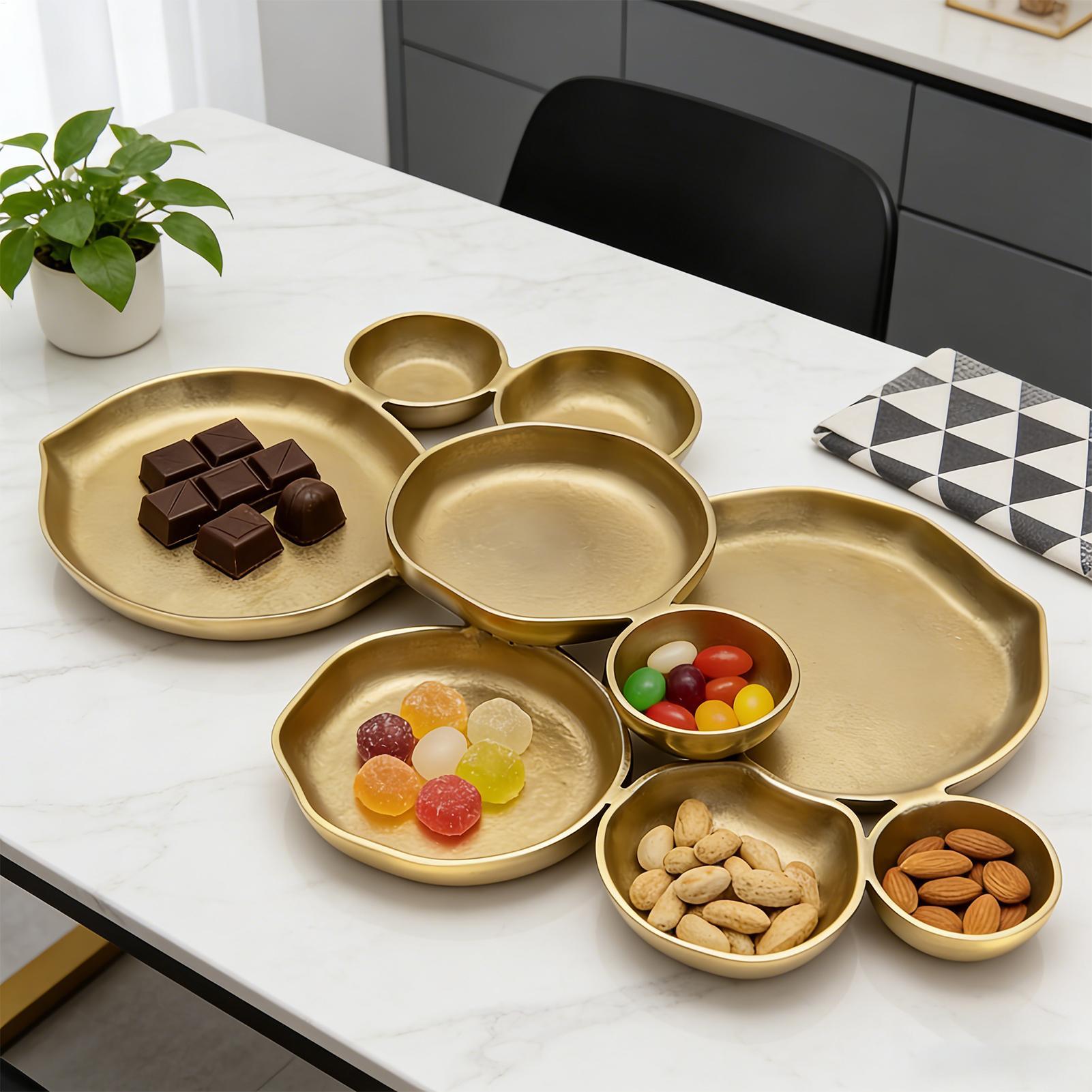 9칸 서빙 볼 9칸 접시 장식용 디저트 접시 여러 개의 - Home Cooking Dishes 리뷰 및 가격
